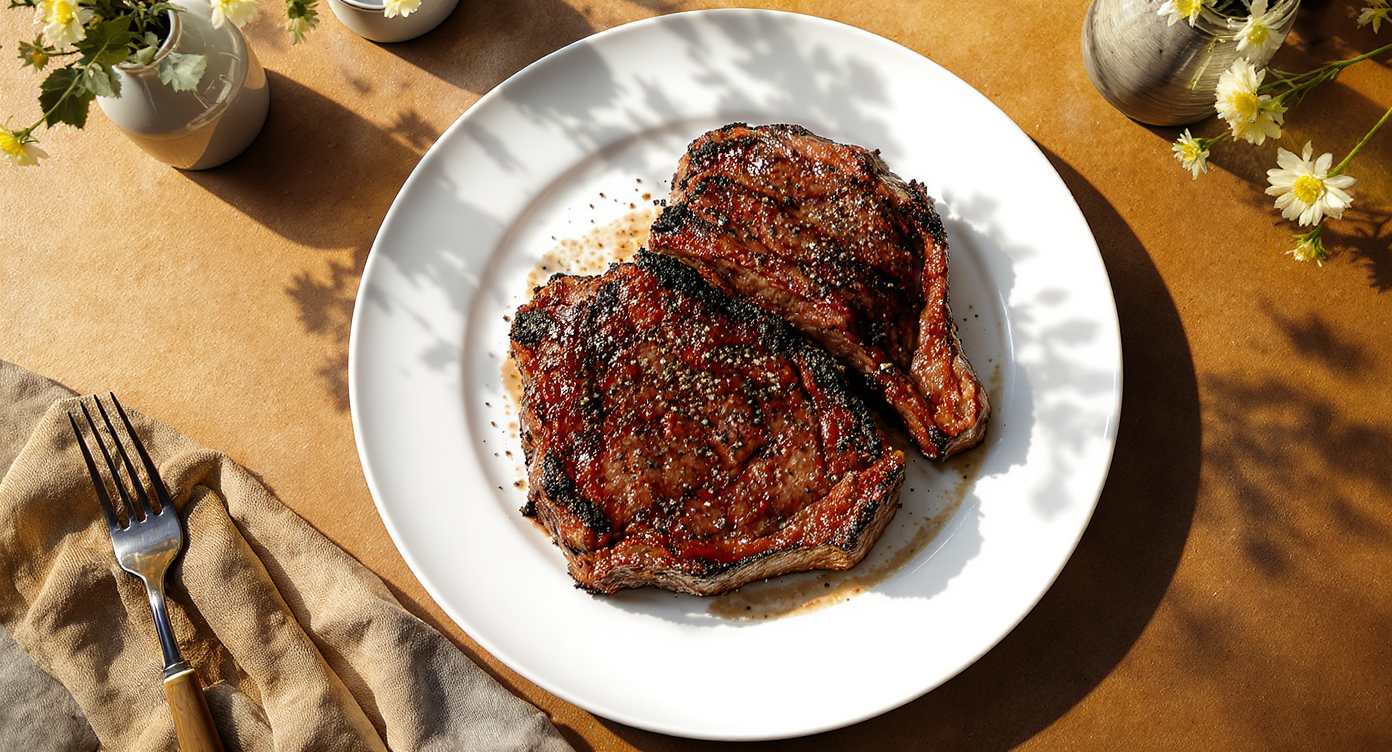 BBQ Steak Perfection: Easy Grilled Ribeye