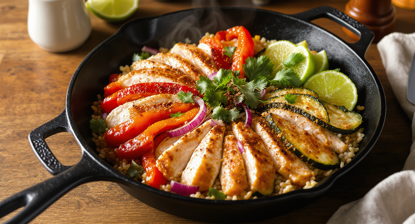 Meal Prep Chicken and Veggie Taco Bowls (Gluten-Free)