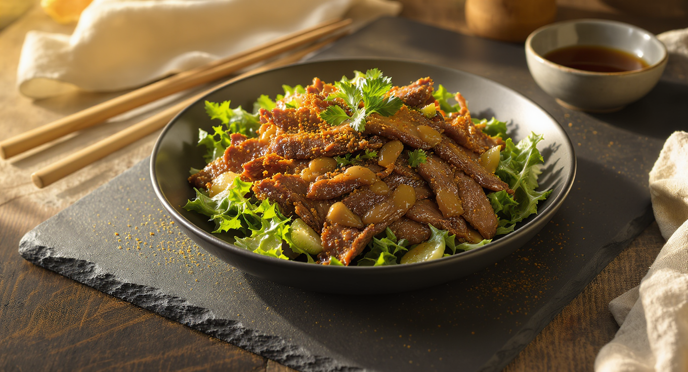 Ethiopian Spiced Beef Salad