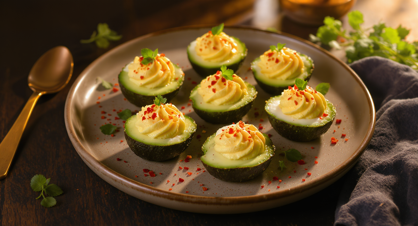 Spicy Avocado and Egg Bites