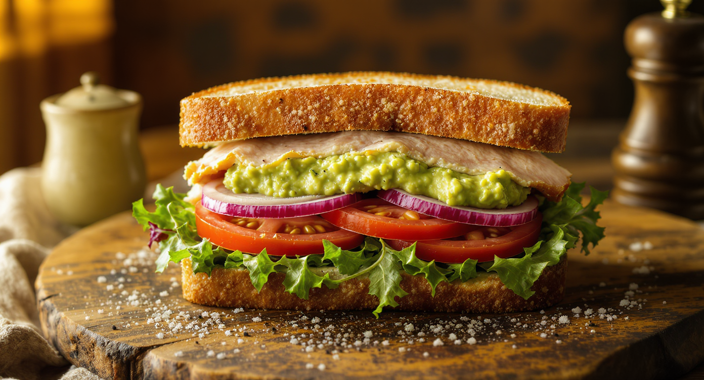 Zesty Turkey & Avocado Gluten-Free Sandwich