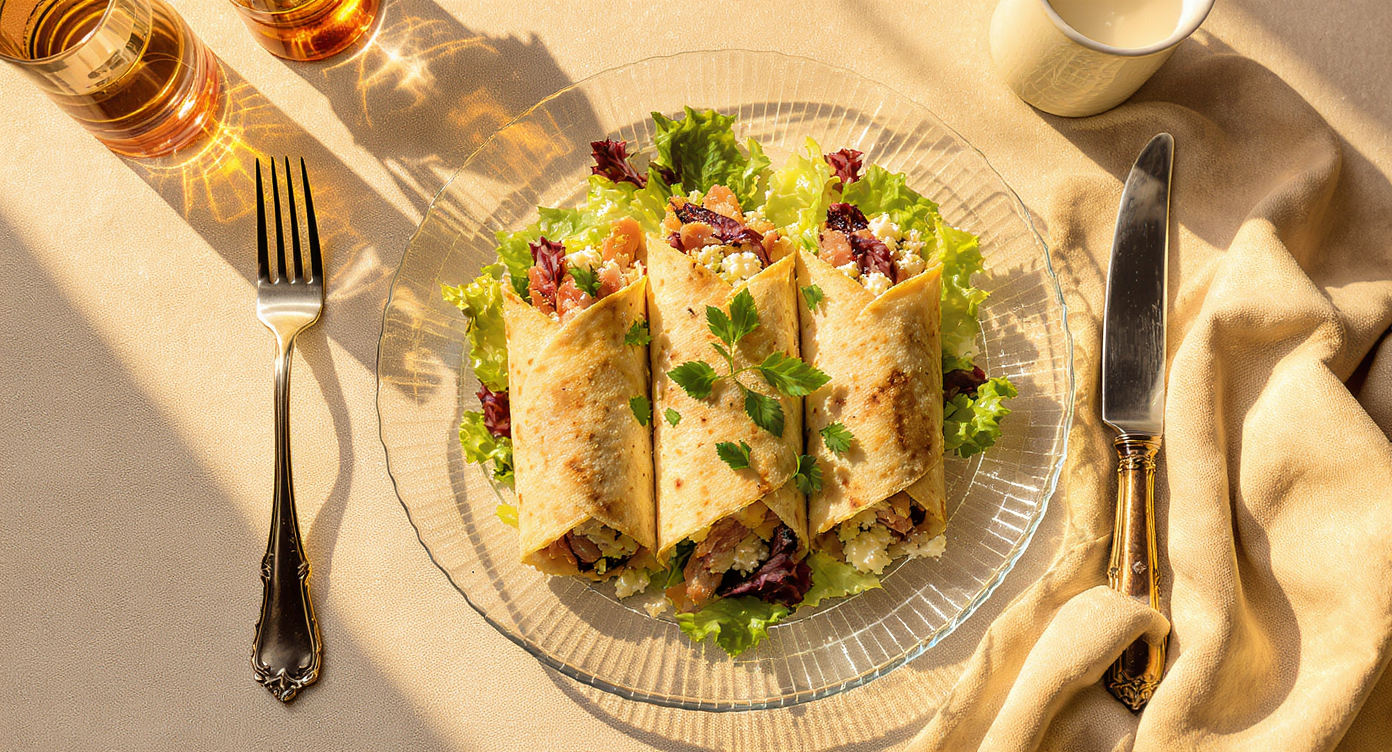 Mediterranean Turkey Wraps (Gluten-Free)