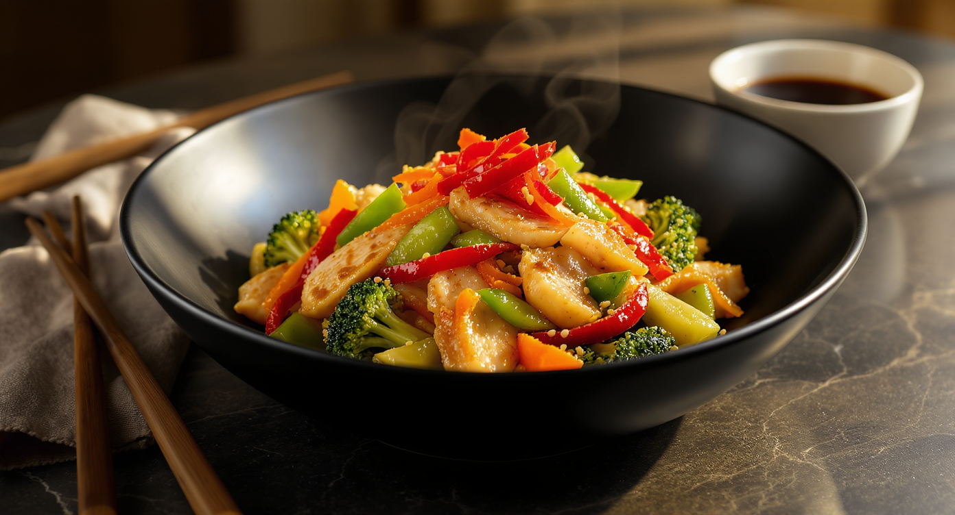 Ginger-Soy Chicken & Veggie Stir-Fry (Asian Fusion)