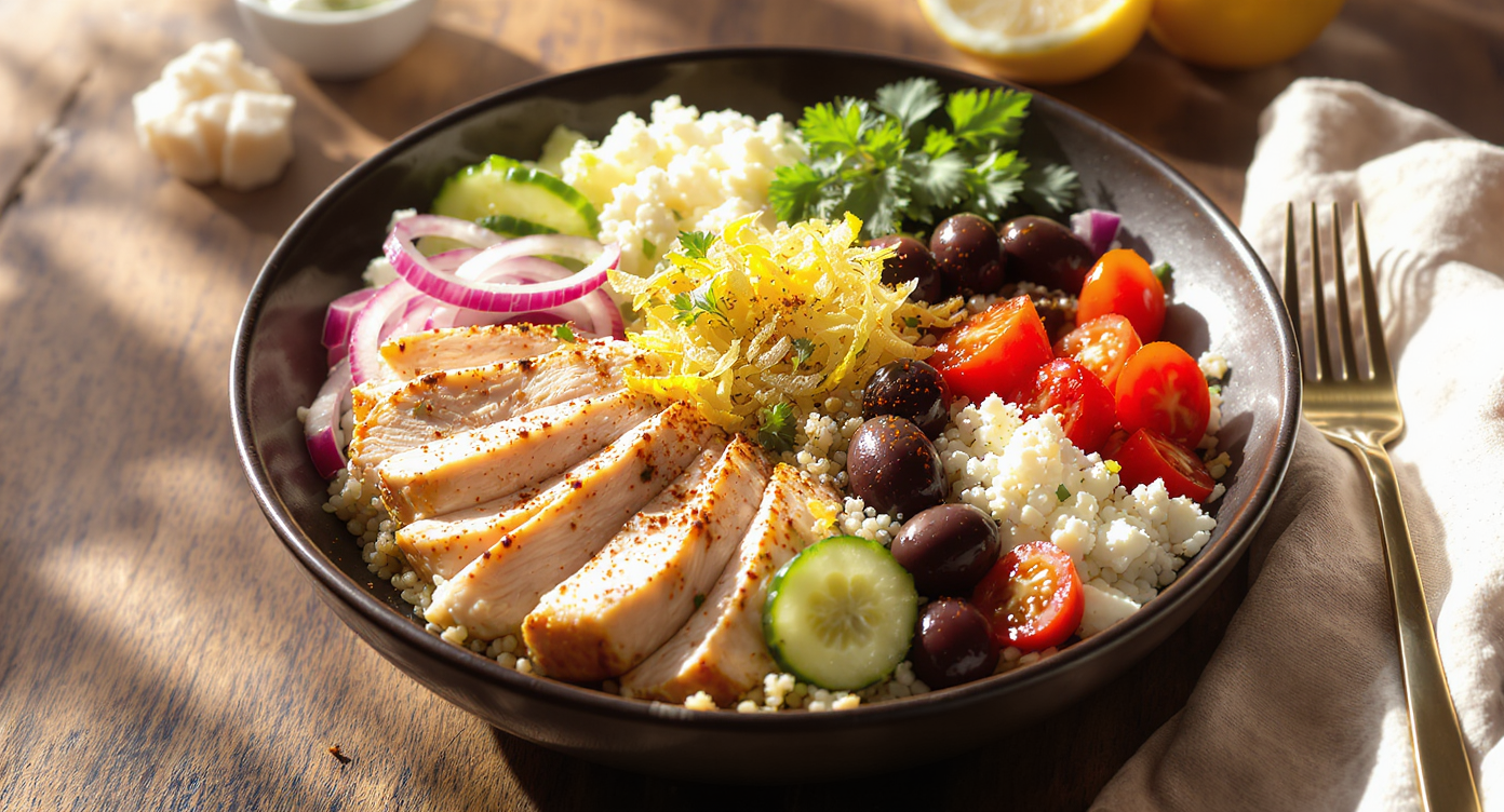Mediterranean Chicken Power Bowls