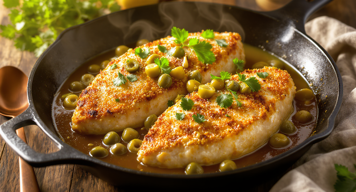 Chicken Piccata alla Veneziana (Low-Carb, High-Protein)