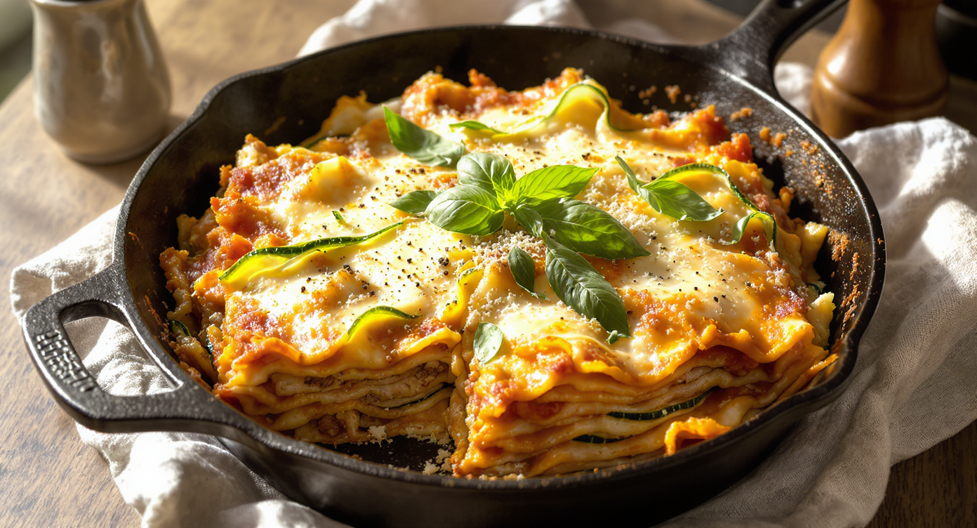 Low-Carb Gluten-Free Lasagna with Zucchini Ribbons