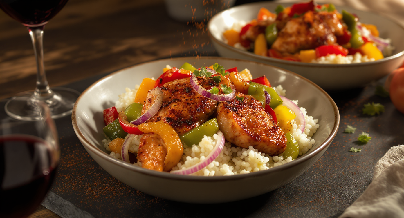 Mexican Chipotle-Lime Chicken Bowls (Low Carb, High Protein)