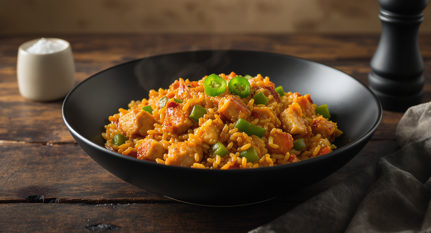 Chicken and Pork Jambalaya (Gluten-Free, Diabetes-Friendly)
