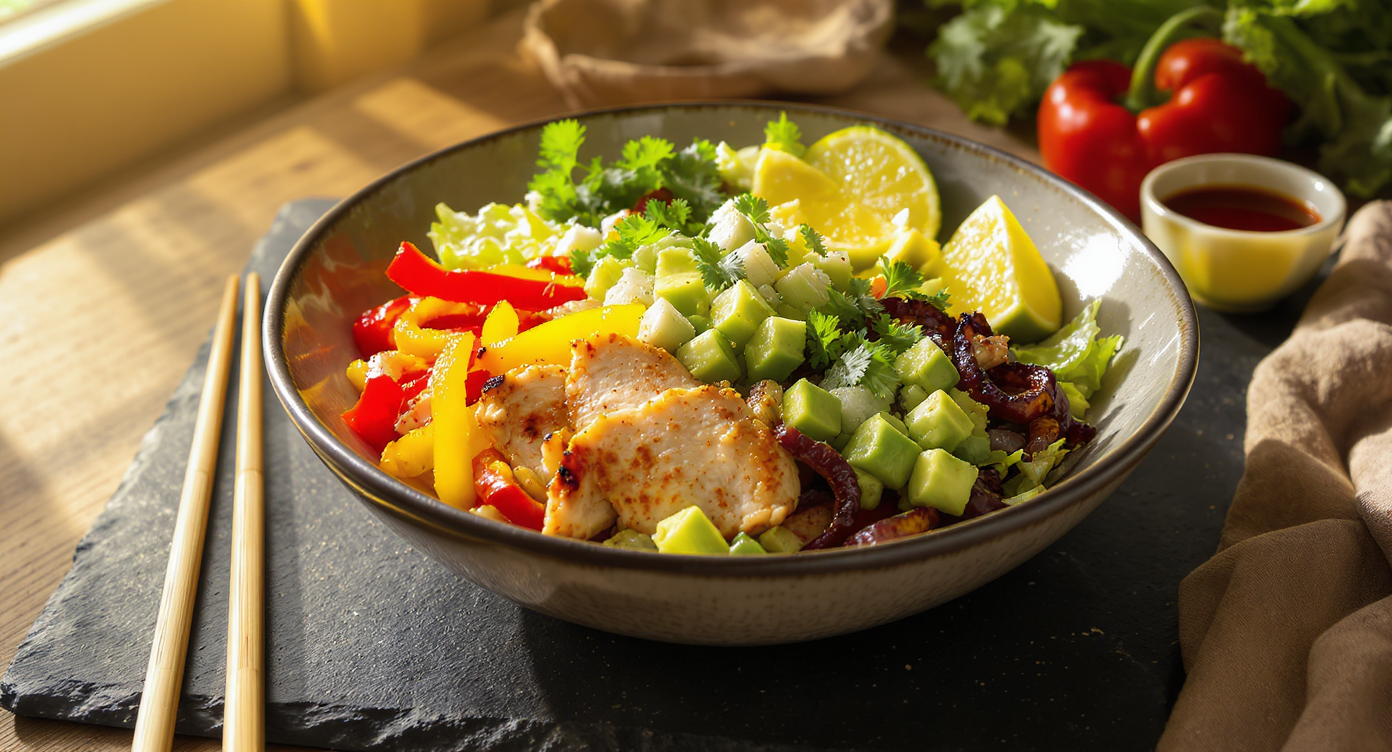 Mexican Chicken Fajita Bowls (Keto-Friendly)