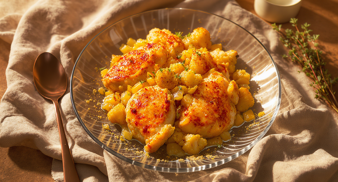 Low-Carb Chicken & Cauliflower Skillet (American Comfort Style)
