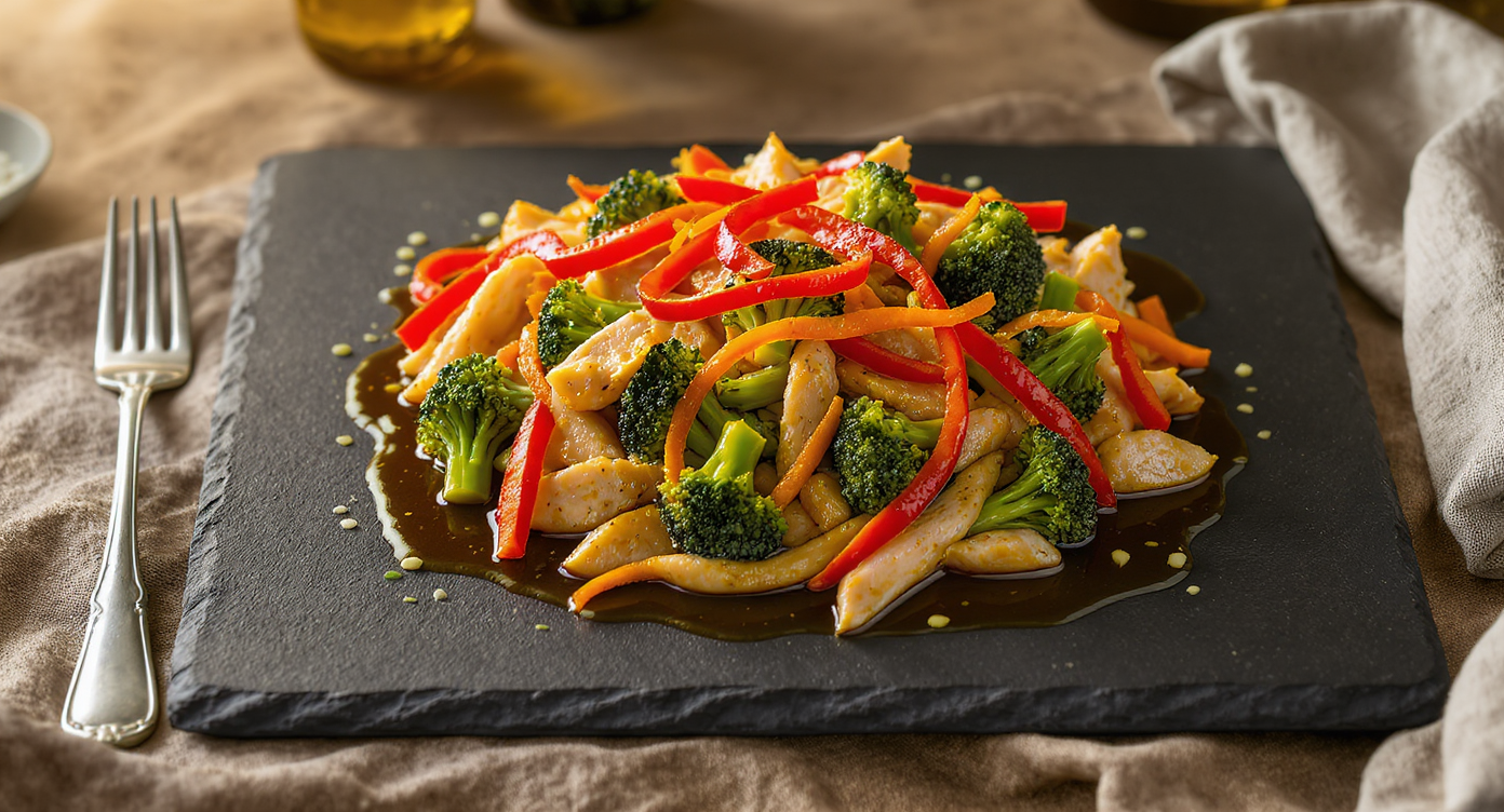Healthy Chinese Chicken and Broccoli Stir Fry