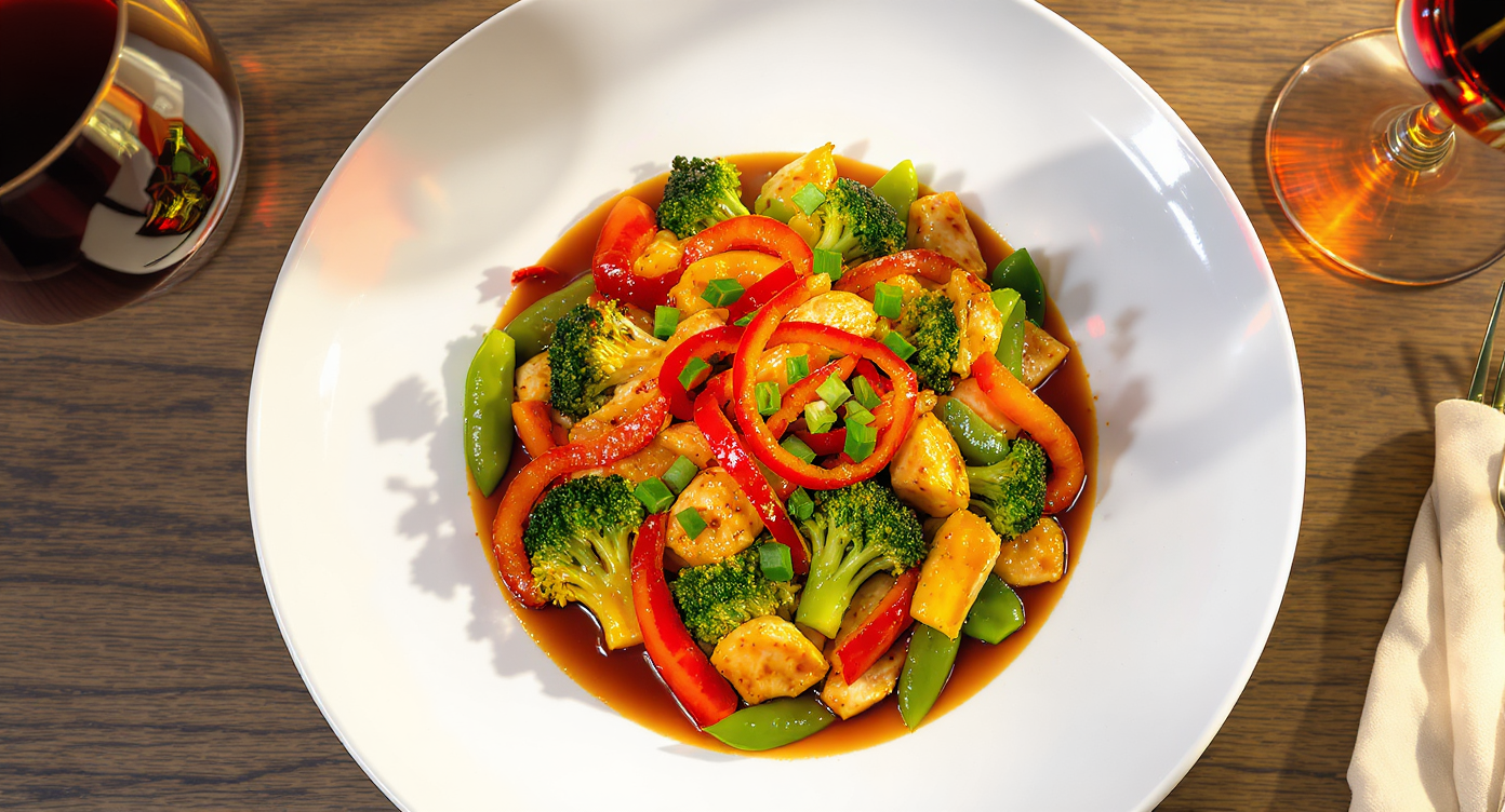 Asian Fusion High-Protein Chicken & Veggie Stir-Fry
