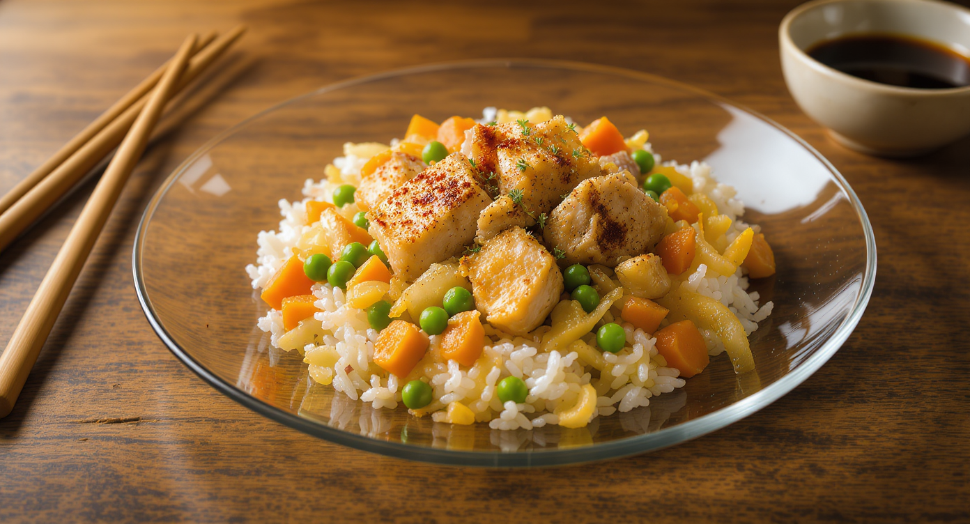 Homestyle Skillet Chicken & Veggie Rice