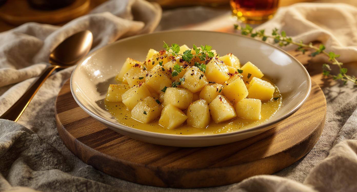 Roasted Rutabaga with Herbed Brown Butter