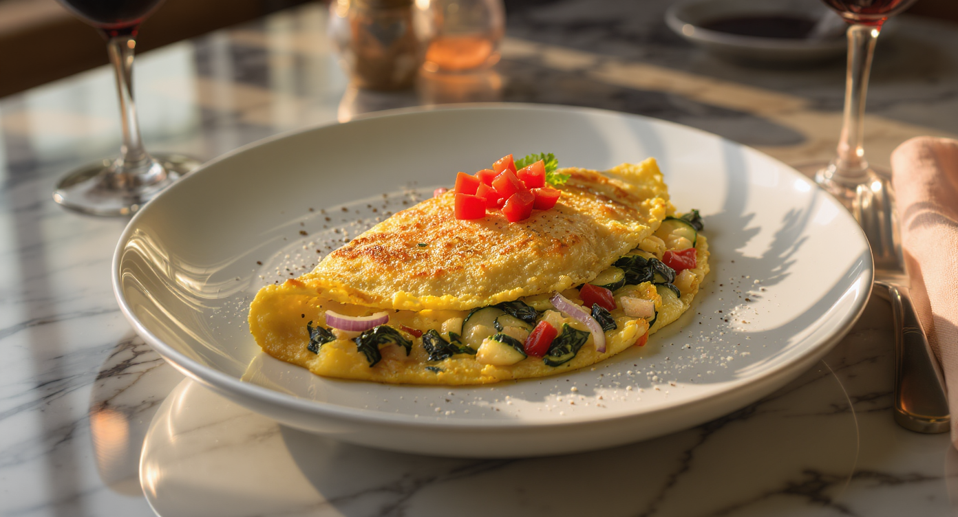Savory Veggie Omelette with Herbs