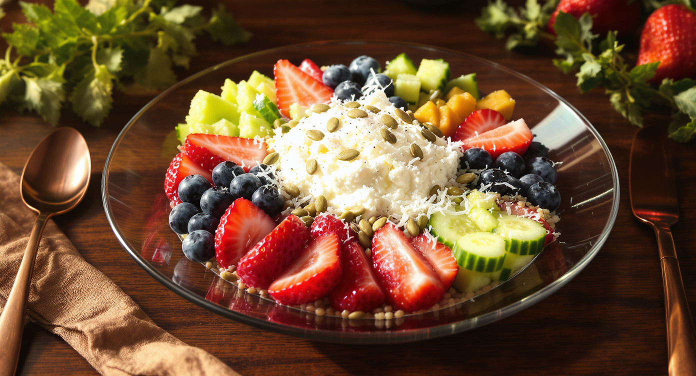 Cottage Cheese & Berry Power Bowl