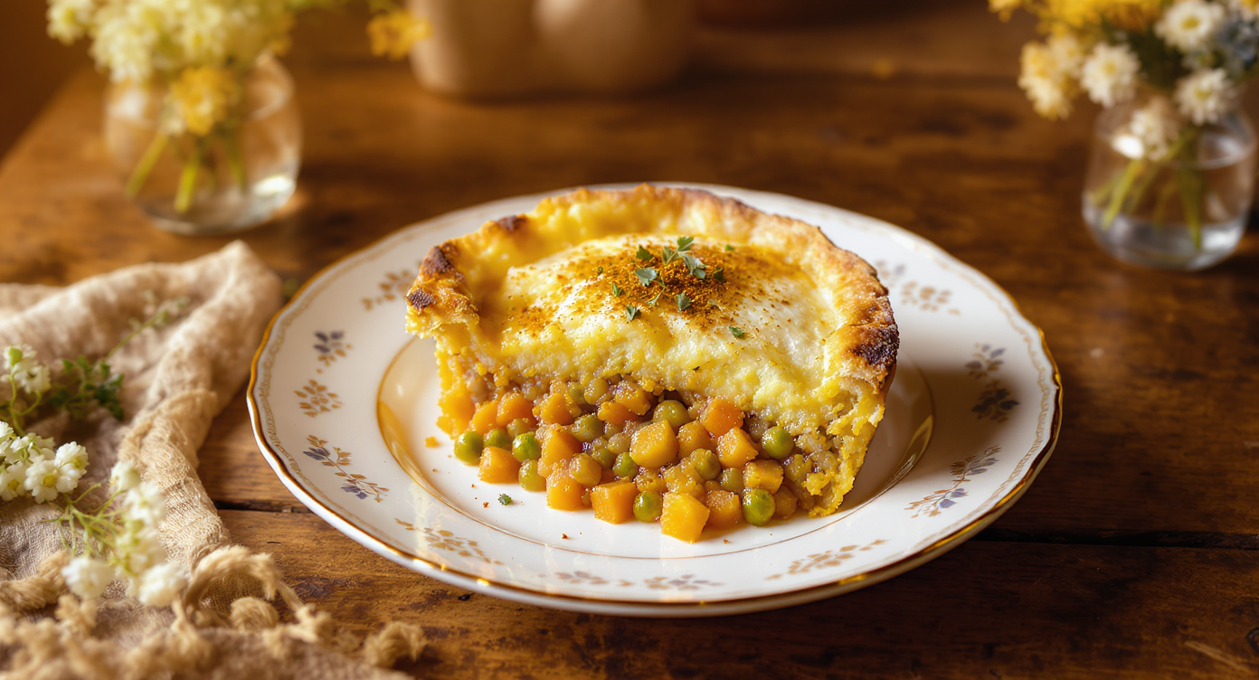 Savory Lentil & Sweet Potato Shepherd’s Pie (Wheat & Rice-Free)