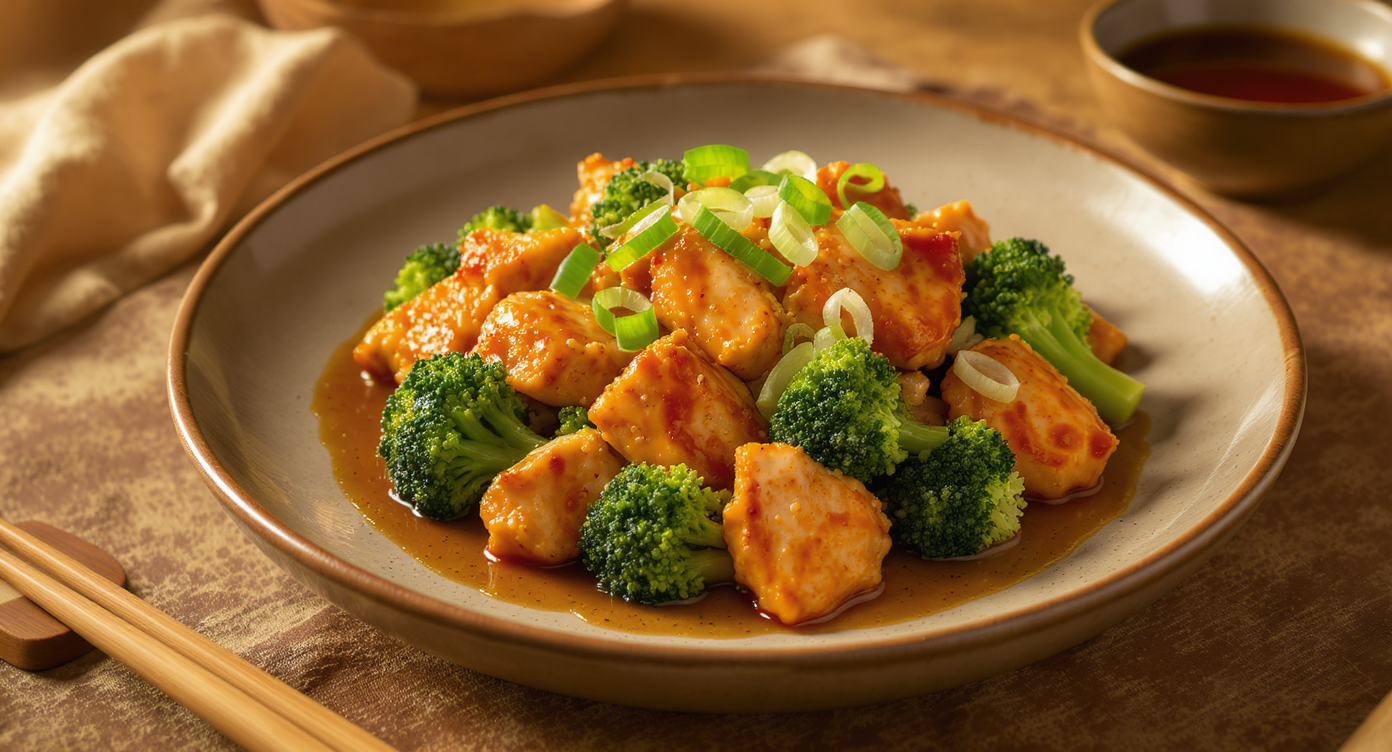 Asian Fusion Ginger-Soy Chicken and Broccoli Stir-Fry (High Protein)