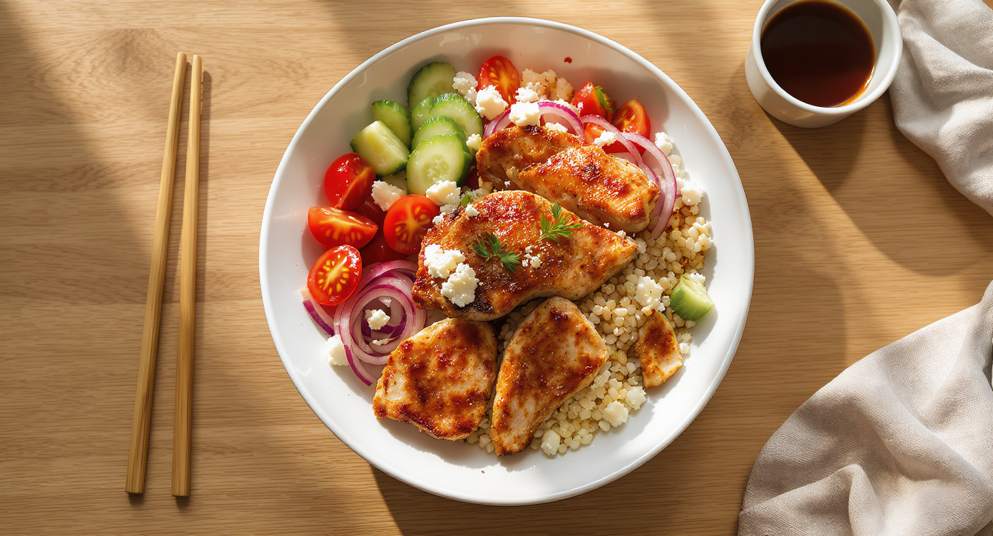 Mediterranean Chicken Power Bowls
