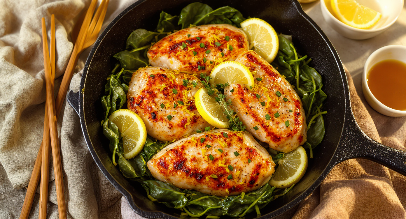 Easy High-Protein Lemon Herb Chicken