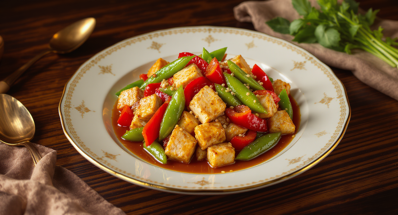 Asian Fusion High-Protein Chicken & Tofu Stir-Fry