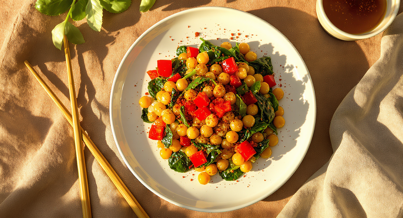 Chickpea & Spinach Breakfast Hash