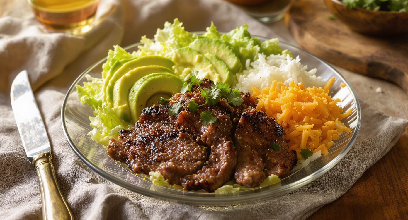 Keto Mexican Carne Asada Bowls